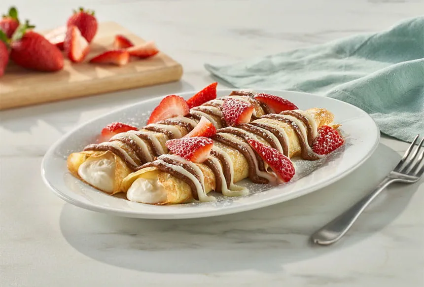 IHOP Cinnamon Bun Crepes